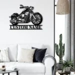 Kiss Metal Sign Enduro Biker Couple 1