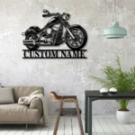 Kiss Metal Sign Enduro Biker Couple 1