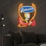 Kokanee Neon Sign Bespoke Logo Custom American Eagle 1