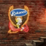 Kokanee Neon Sign Bespoke Logo Custom American Eagle 1