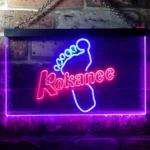 Kokanee Neon Sign Foot Man Cave 1