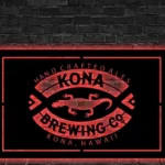 Kona Brewing Metal Sign Co Hawaii 1