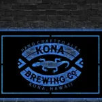 Kona Brewing Metal Sign Co Hawaii 1