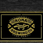 Kona Brewing Metal Sign Co Hawaii 1