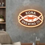 Kona Brewing Neon Sign Gecko Kona Brew 1