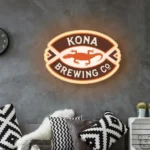 Kona Brewing Neon Sign Gecko Kona Brew 1