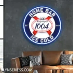 Kronenbourg 1664 Neon Sign Logo 1