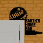 Labatt Blue Metal Sign Custom Bottle Cap 1