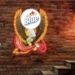 Labatt Blue Neon Sign Bespoke Logo Custom American Eagle 1