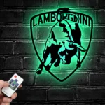 Lamborghini Metal Sign Logo Car 1
