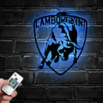 Lamborghini Metal Sign Logo Car 1
