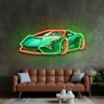 Lamborghini Neon Sign Hypercar 1