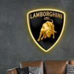 Lamborghini Neon Sign Logo 1