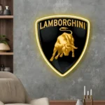 Lamborghini Neon Sign Logo 1