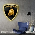 Lamborghini Neon Sign Logo 1