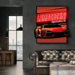 Lamborghini Neon Sign Revuelto Poster 1