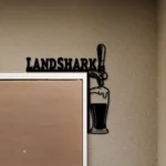 Landshark Lager Metal Sign Artistic Tap Handle 1