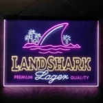 Landshark Lager Neon Sign Artistic 3 Color 1