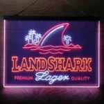 Landshark Lager Neon Sign Artistic 3 Color 1