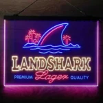 Landshark Lager Neon Sign Artistic 3 Color 1
