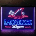 Landshark Lager Neon Sign Artistic 3 Color 1