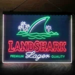 Landshark Lager Neon Sign Artistic 3 Color 1