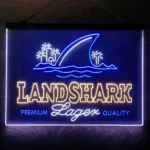 Landshark Lager Neon Sign Artistic 3 Color 1