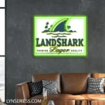 Landshark Neon Sign Artistic Larger 1