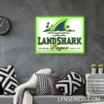 Landshark Neon Sign Artistic Larger 1