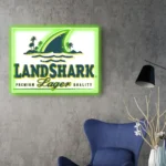 Landshark Neon Sign Artistic Larger 1