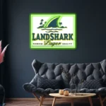Landshark Neon Sign Artistic Larger 1