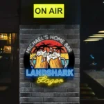 Landshark Neon Sign Custom Larger 1