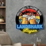 Landshark Neon Sign Custom Larger 1