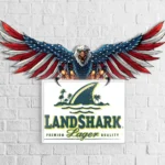 Landshark Neon Sign Larger American Eagle 1