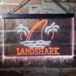 Landshark Neon Sign Palm Tree Island 1