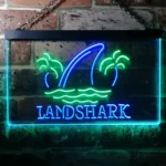 Landshark Neon Sign Palm Tree Island 1