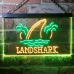 Landshark Neon Sign Palm Tree Island 1