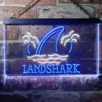 Landshark Neon Sign Palm Tree Island 1
