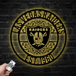 Las Vegas Raiders Metal Sign Custom Nfl 1