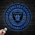 Las Vegas Raiders Metal Sign Custom Nfl 1