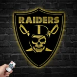 Las Vegas Raiders Metal Sign Logo 1