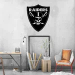 Las Vegas Raiders Metal Sign Logo 1