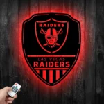 Las Vegas Raiders Metal Sign Shield Shape 1