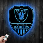 Las Vegas Raiders Metal Sign Shield Shape 1