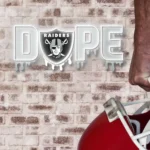 Las Vegas Raiders Neon Sign Dripping Dope 1