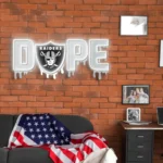 Las Vegas Raiders Neon Sign Dripping Dope 1