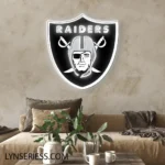 Las Vegas Raiders Neon Sign Pirate Face Art 1