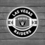 Las Vegas Raiders Neon Sign Rugby Acrylic 1