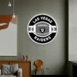Las Vegas Raiders Neon Sign Rugby Acrylic 1