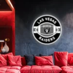 Las Vegas Raiders Neon Sign Rugby Acrylic 1